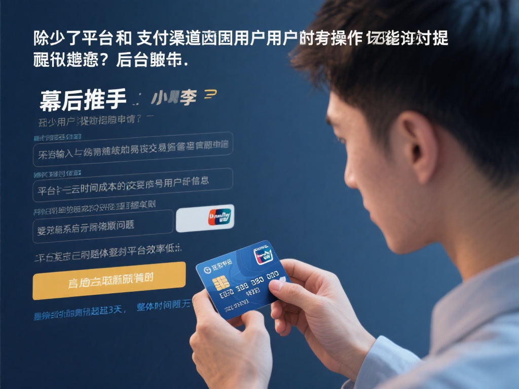 除了平台和支付渠道的原因，用户自身操作也可能成为提